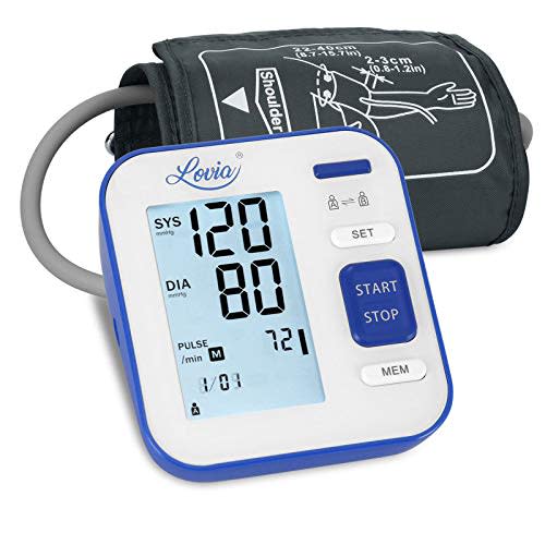 Blood Pressure Monitor Upper Arm, LOVIA Accurate Automatic Digital BP Machine for Home Use & Pu…