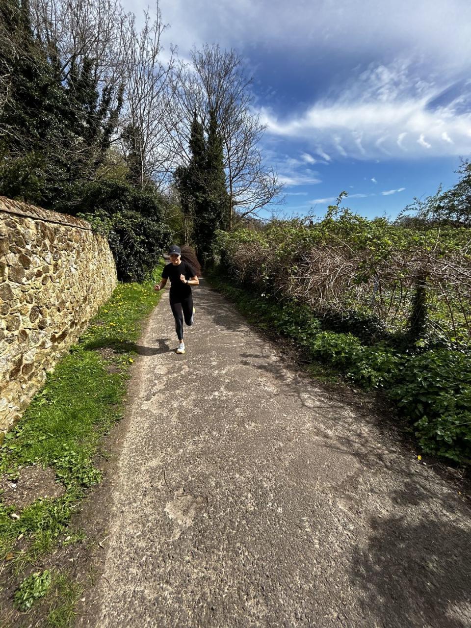 'i ran for 20 minutes every day for 2 weeks'