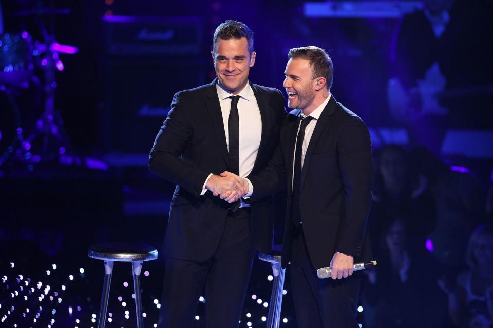 Robbie Williams und Gary Barlow