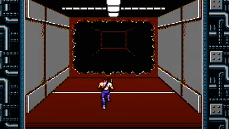 A screenshot from Contra