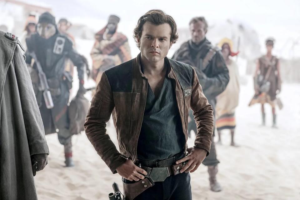 Alden Ehrenreich as Han Solo in 'Solo: A Star Wars Story.'