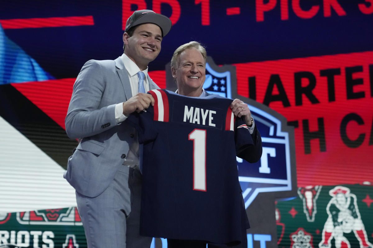 New England Patriots får höga draftbetyg 2024 med Future QB Drake Maye som leder vägen