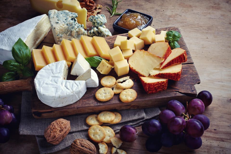 Champagne is perfect with a cheese platter. Photo: Getty