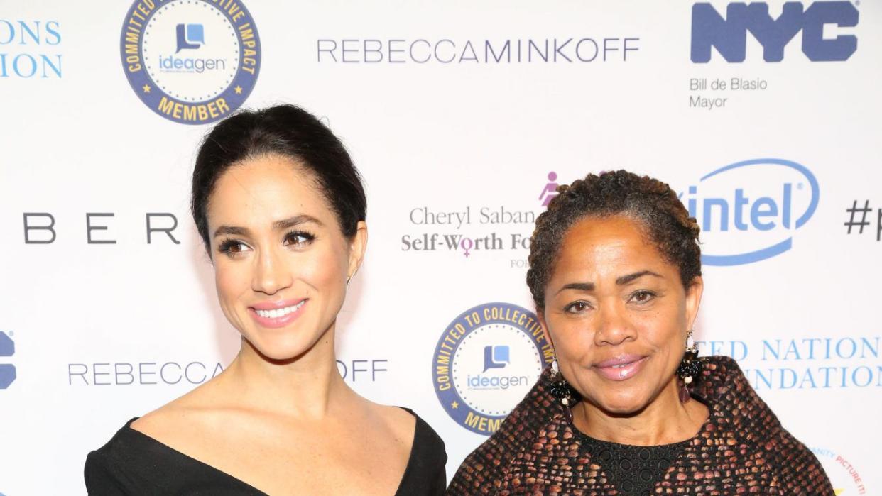 Meghan Markle and Doria Ragland