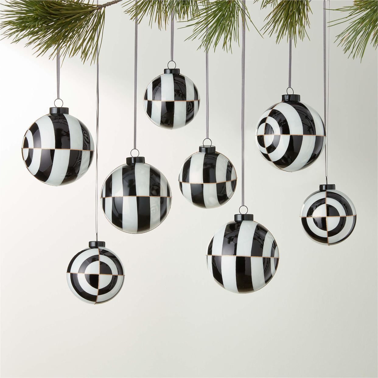 <p><a href="https://go.redirectingat.com?id=74968X1596630&url=https%3A%2F%2Fwww.cb2.com%2Fversailles-black-and-white-glass-christmas-tree-ornaments-set-of-8%2Fs208724&sref=https%3A%2F%2Fwww.thepioneerwoman.com%2Fholidays-celebrations%2Fg41738897%2Fchristmas-ornament-sets%2F" rel="nofollow noopener" target="_blank" data-ylk="slk:Shop Now;elm:context_link;itc:0;sec:content-canvas" class="link rapid-noclick-resp">Shop Now</a></p><p>Versailles Black and White Glass Christmas Tree Ornaments Set </p><p>cb2.com</p><p>$57.28</p>