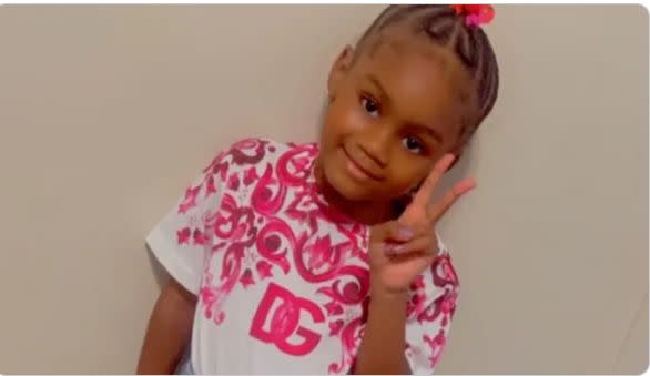 Reign Ware, 5, was killed in a shooting in Chicago early Sunday.