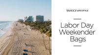 <p>Celebrate Labor Day weekend in style with a fashionable bag to take with you during your travels. (Photo: Getty Images/Art: Priscilla De Castro) </p>