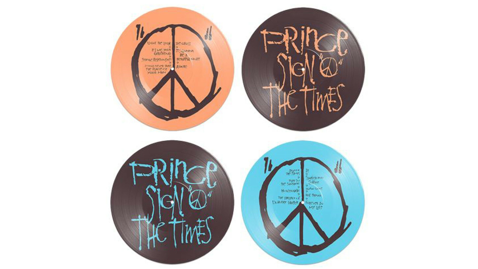 Limited edition double picture disc of Prince's album, Sign O' the Times, for RSD 2020