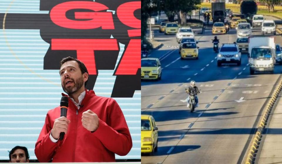 Carlos Fernando Galán habla del pico y placa en Bogotá los sábados. Imágenes: Galán y Alcaldía