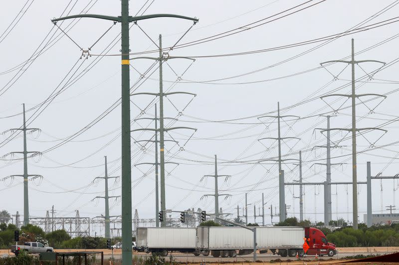 FILE PHOTO: California faces rolling power outages as heatwave continues