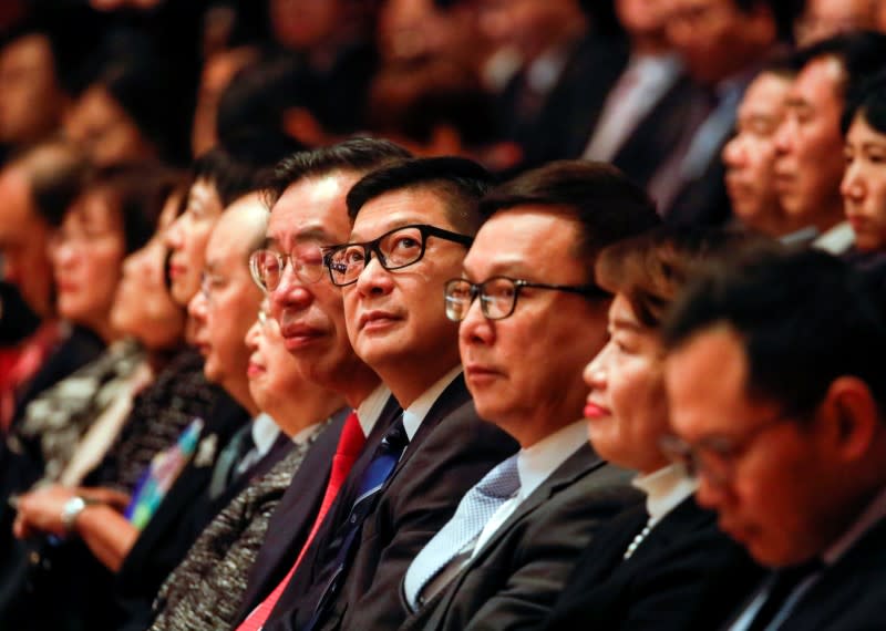 Hong Kong's Commissioner of Police Chris Ping-keung Tang attends the ceremonial opening of the legal year at City Hall in Hong Kong