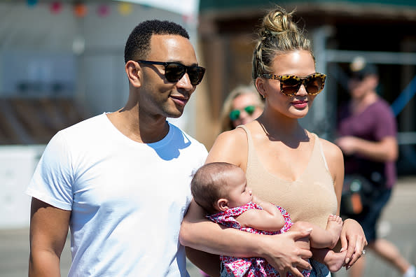 Chrissy Teigen’s daughter is the sweetest infant chef in the model’s latest IG pic