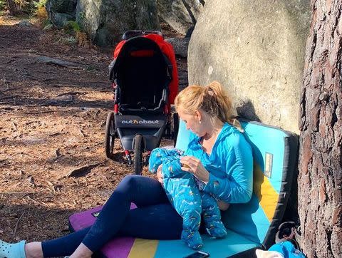 <span class="article__caption">Mina Leslie-Wujastyk with her 1-year-old boy.</span> (Photo: Hazel Findlay)