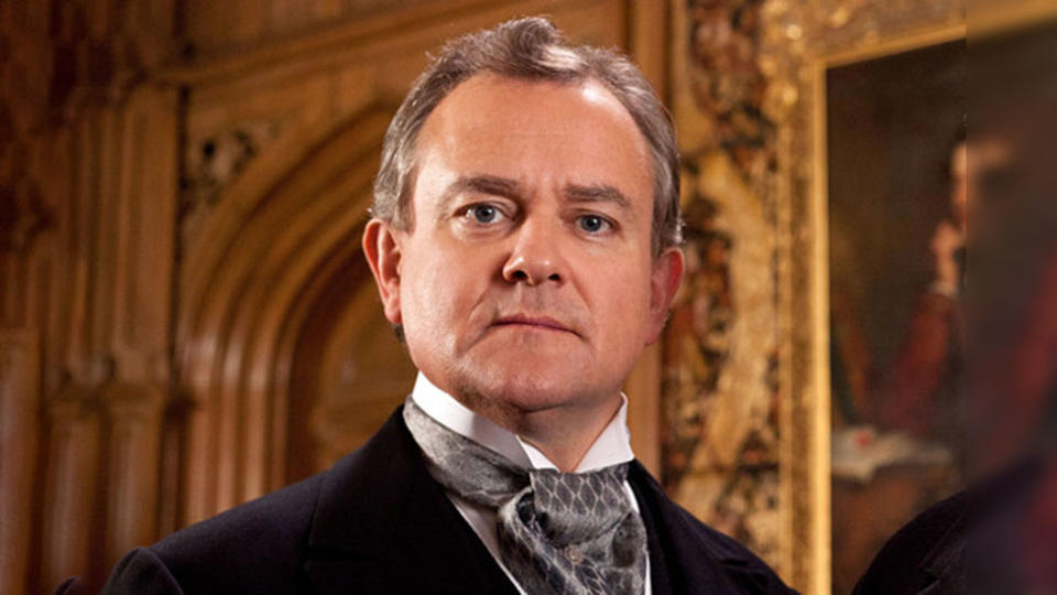 Hugh Bonneville appears on ITV's Downton Abbey at Robert Crawley