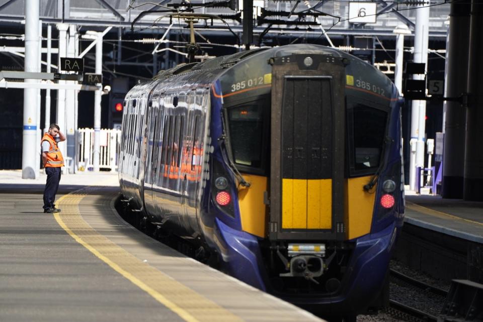 Rail strikes are taking place on days across the next week (Andrew Milligan/PA) (PA Wire)