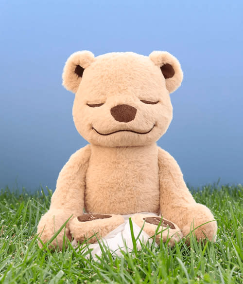 meddy teddy yoga bear, stuffed animals for adults