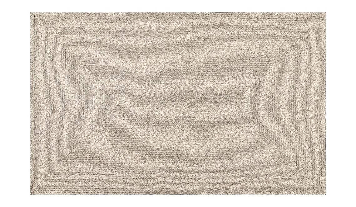 This casual rug can add an elevated touch to your patio or outdoor seating area.