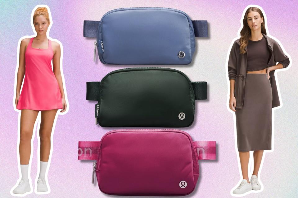 new Lululemon belt bags and spring arrivals