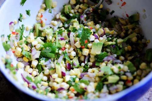 Fresh Corn and Avocado Salsa