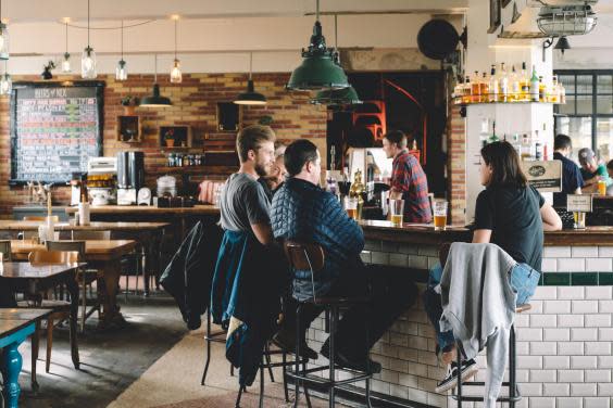 The bar area at the sociable Kex Hostel (Kex Hostel)