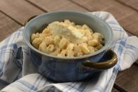 <p>This gourmet mac and cheese is available inside the World Showcase Pavillion for Epcot's International Food & Wine Festival running now through the fall. The decadent dish is made with Boursin garlic and herb cheese and topped with an herbed panko crust.</p> <p><strong>Get the Recipe <a href="https://disneyparks.disney.go.com/blog/2020/08/cooking-up-the-magic-a-cheesy-recipe-from-the-2020-taste-of-epcot-international-food-wine-festival-and-more-top-eats-not-to-miss/" rel="nofollow noopener" target="_blank" data-ylk="slk:HERE;elm:context_link;itc:0;sec:content-canvas" class="link ">HERE</a></strong></p>