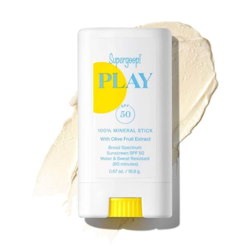 11) PLAY 100% Mineral Sunscreen Stick Broad Spectrum SPF 50