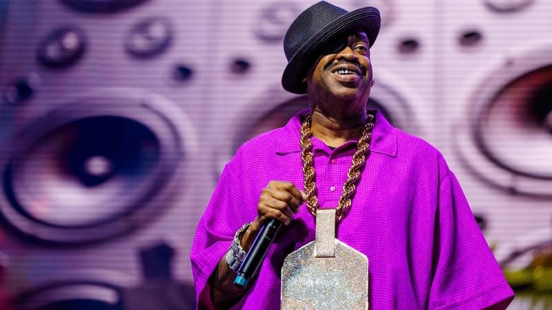 Slick Rick performs on day one of the 2023 ESSENCE Festival Of Culture™ at Caesars Superdome on June 30, 2023 in New Orleans, Louisiana.