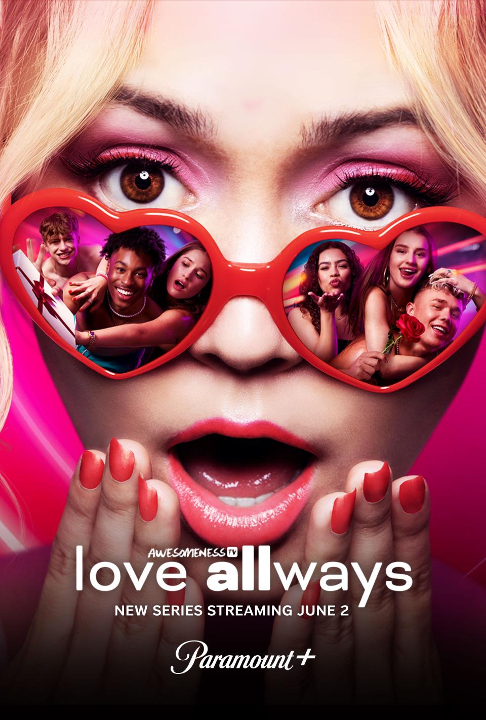 A publicity image for the new Paramount+ dating series "Love Allways," starring former Naples resident Lexi Paloma.