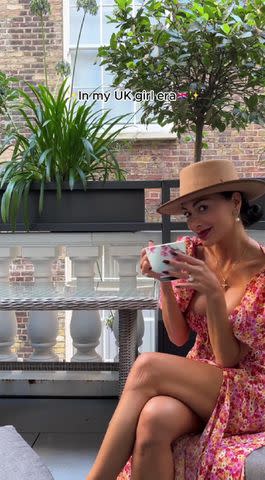 <p>Nicole Scherzinger Instagram</p> Nicola Schersinger is in her UK girl era