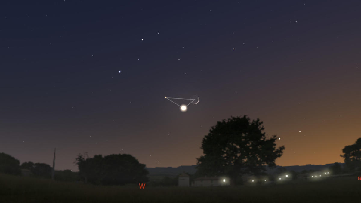 Catch an astronomical trio in the sky tonight to celebrate the summer