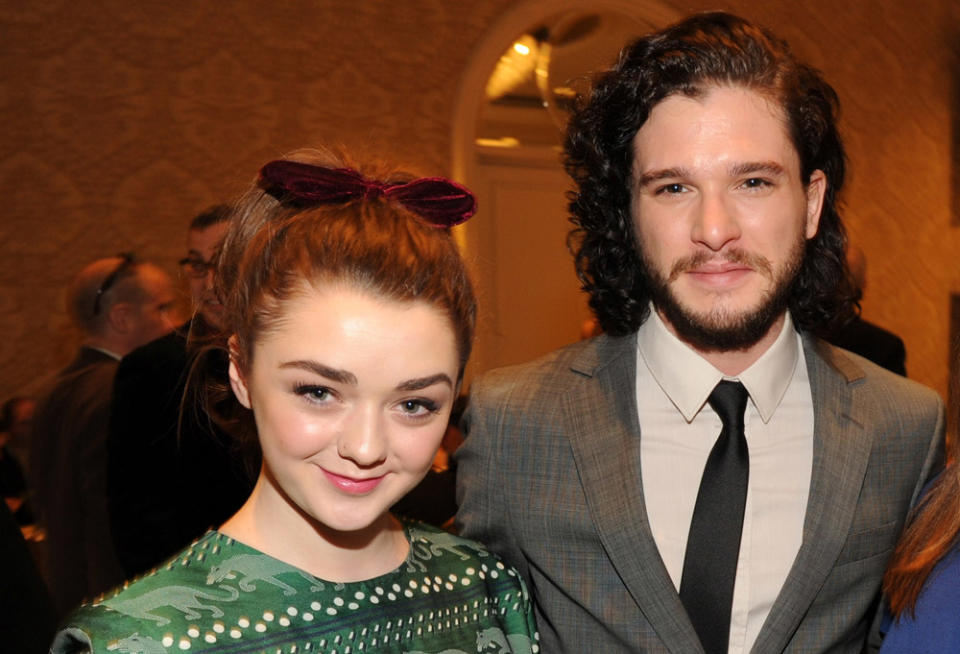 Maisie Williams called into a radio show Kit Harington was on to ask him to hang out