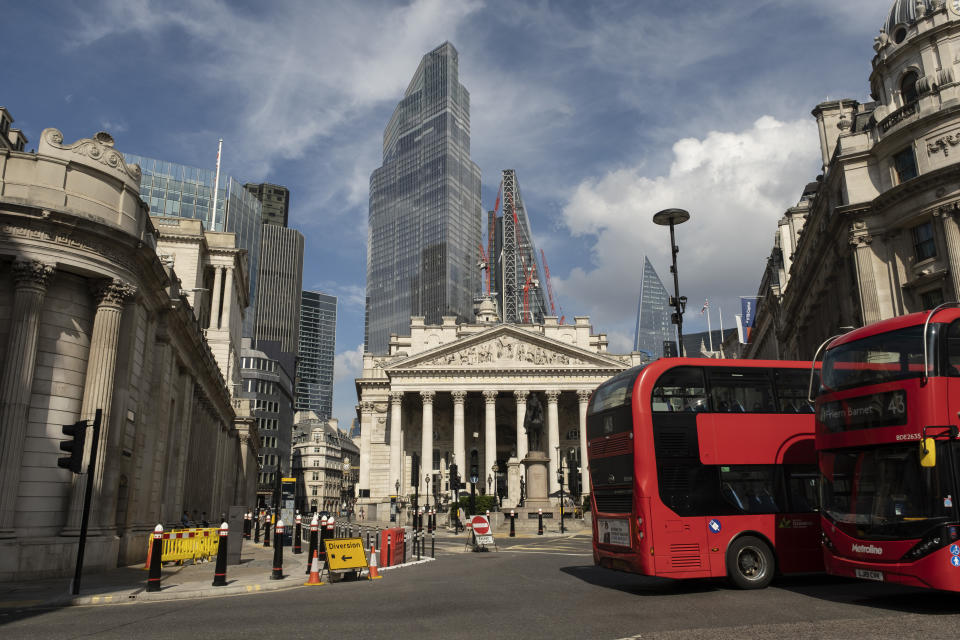 The City of London financial district. Photo: Mike Kemp/In Pictures via Getty Images