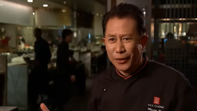 Chef Martin Yan at M.Y.China restaurant
