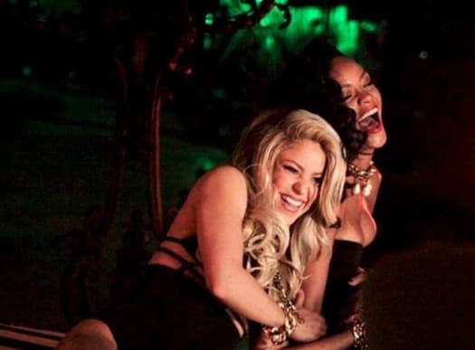 Shakira y Rihanna hicieron un dúo en 2014