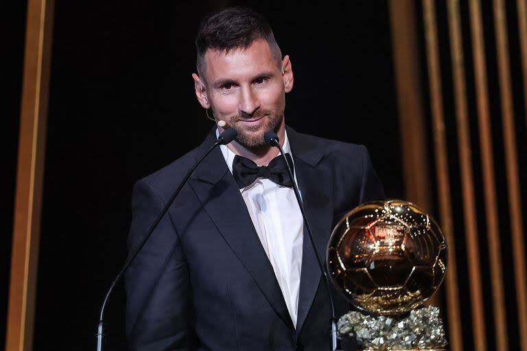 Lionel Messi recibió su octavo Balón de Oro