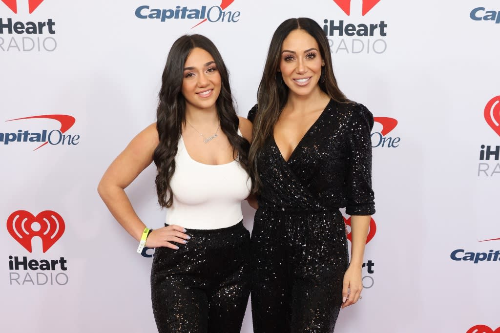 NEW YORK, NEW YORK - DECEMBER 10: Antonia Gorga and <span class="caas-xray-inline-tooltip"><span class="caas-xray-inline caas-xray-entity caas-xray-pill rapid-nonanchor-lt" data-entity-id="Melissa_Gorga" data-ylk="cid:Melissa_Gorga;pos:1;elmt:wiki;sec:pill-inline-entity;elm:pill-inline-text;itc:1;cat:MediaPersonality;" tabindex="0" aria-haspopup="dialog"><a href="https://search.yahoo.com/search?p=Melissa%20Gorga" data-i13n="cid:Melissa_Gorga;pos:1;elmt:wiki;sec:pill-inline-entity;elm:pill-inline-text;itc:1;cat:MediaPersonality;" tabindex="-1" data-ylk="slk:Melissa Gorga;cid:Melissa_Gorga;pos:1;elmt:wiki;sec:pill-inline-entity;elm:pill-inline-text;itc:1;cat:MediaPersonality;" class="link ">Melissa Gorga</a></span></span> attend the 2021 Z100 IHeartRadio Jingle Ball Press Room at Madison Square Garden on December 10, 2021 in New York City. (Photo by Taylor Hill/FilmMagic,)