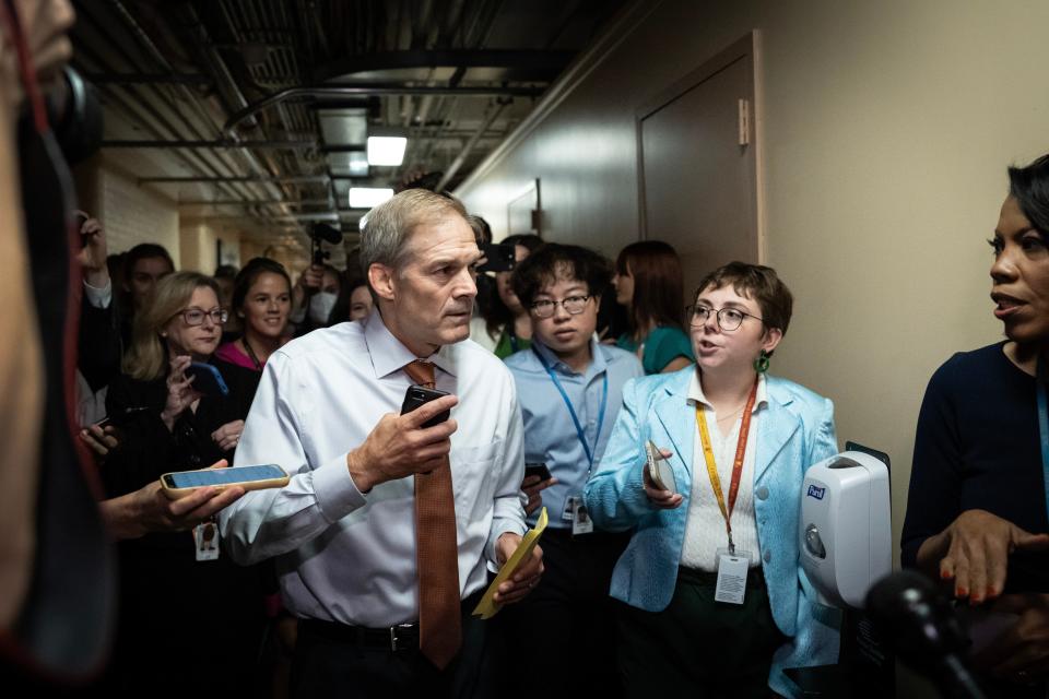 U.S. Rep. Jim Jordan (R-OH) at the U.S. Capitol October 4, 2023 in Washington, DC.