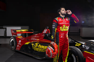 No. 30 Pietro Fittipaldi enjoying an extra-strength 5-hour ENERGY®