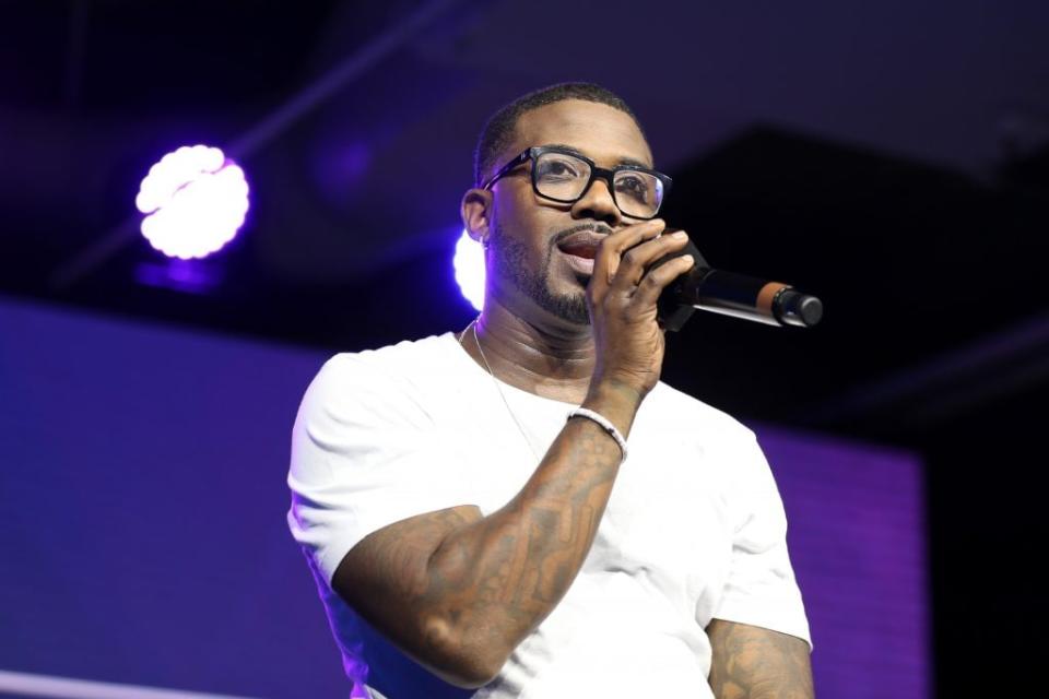 Ray J speaks on stage at the REVOLT X AT&T 3-Day Summit In Los Angeles – Day 1 at Magic Box on October 25, 2019 in Los Angeles, California. (Photo by Phillip Faraone/Getty Images for REVOLT)