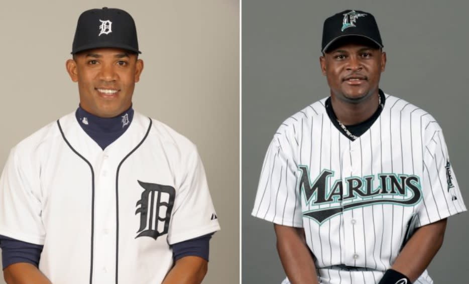 Former MLB players Octavio Dotel and Luis Castillo have been cleared on charges of being connected to drug kingpin César Emilio Peralta. (AP)
