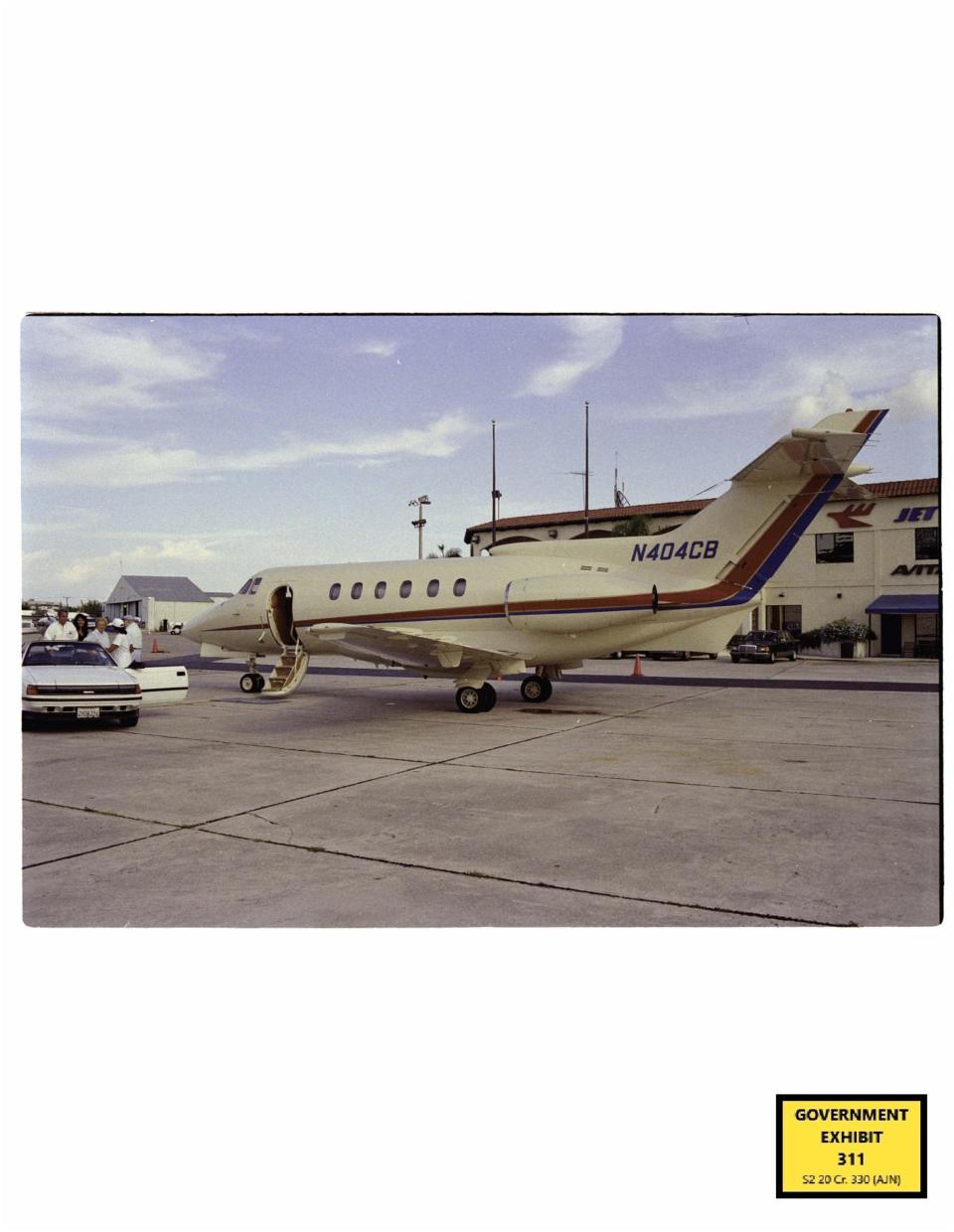 Undated handout photo issued by US Department of Justice of Jeffrey Epstein's first private plane, which has been shown to the court during the  sex trafficking trial of Ghislaine Maxwell in the Southern District of New York where she is accused of preying on vulnerable young girls and luring them to massage rooms to be molested by Jeffrey Epstein between 1994 and 2004. (PA)