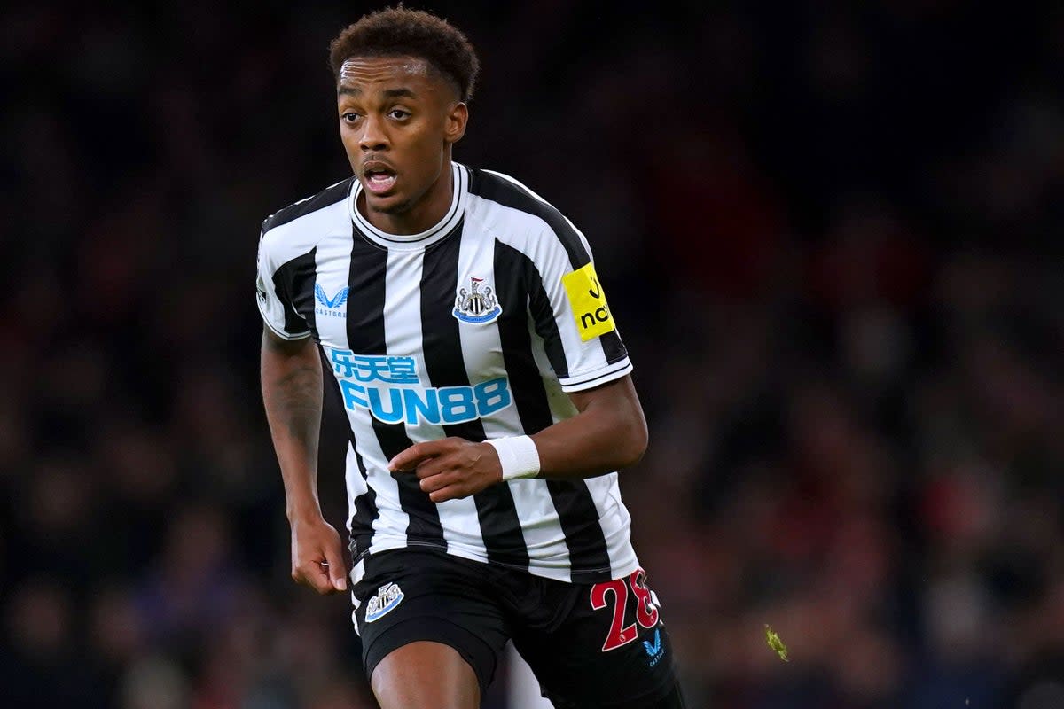 Newcastle midfielder Joe Willock has been challenged to fight his way into the England squad (Adam Davy/PA) (PA Wire)