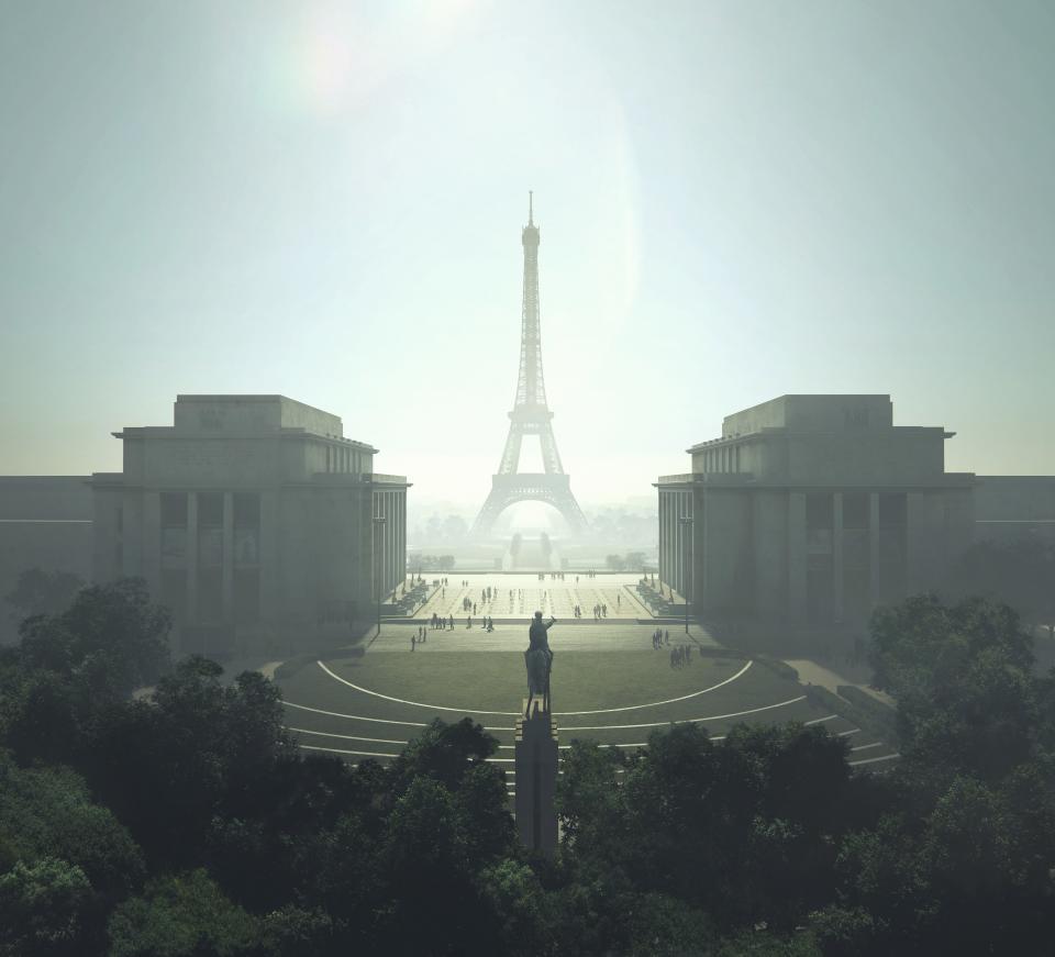 The new plan will transform the Place du Trocadéro into a green amphitheater to take in the stunning view of the Eiffel Tower.