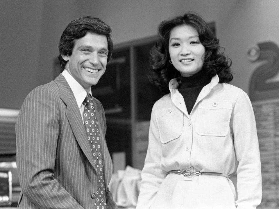 CBS via Getty  Maury Povich and Connie Chung in 1977