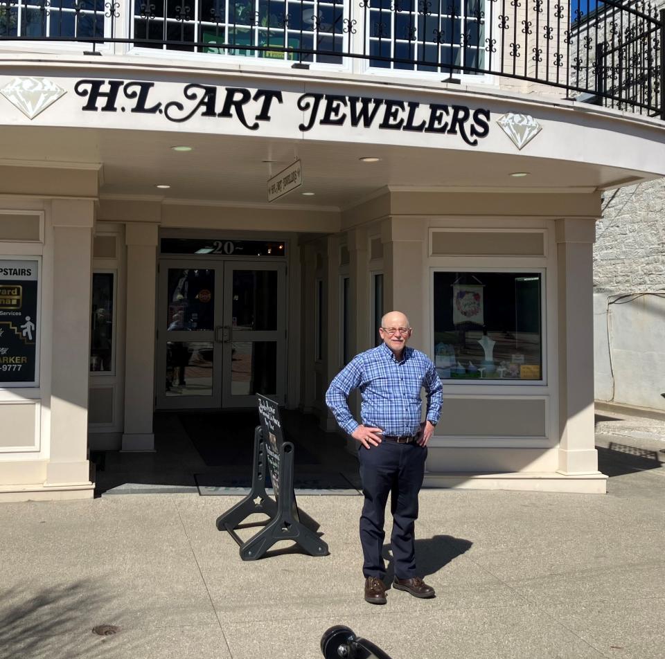 Steve Ehret started work at H.L. Art Jewelers in 1978 and never left, doing appraisals, repairs, sales and customer service.