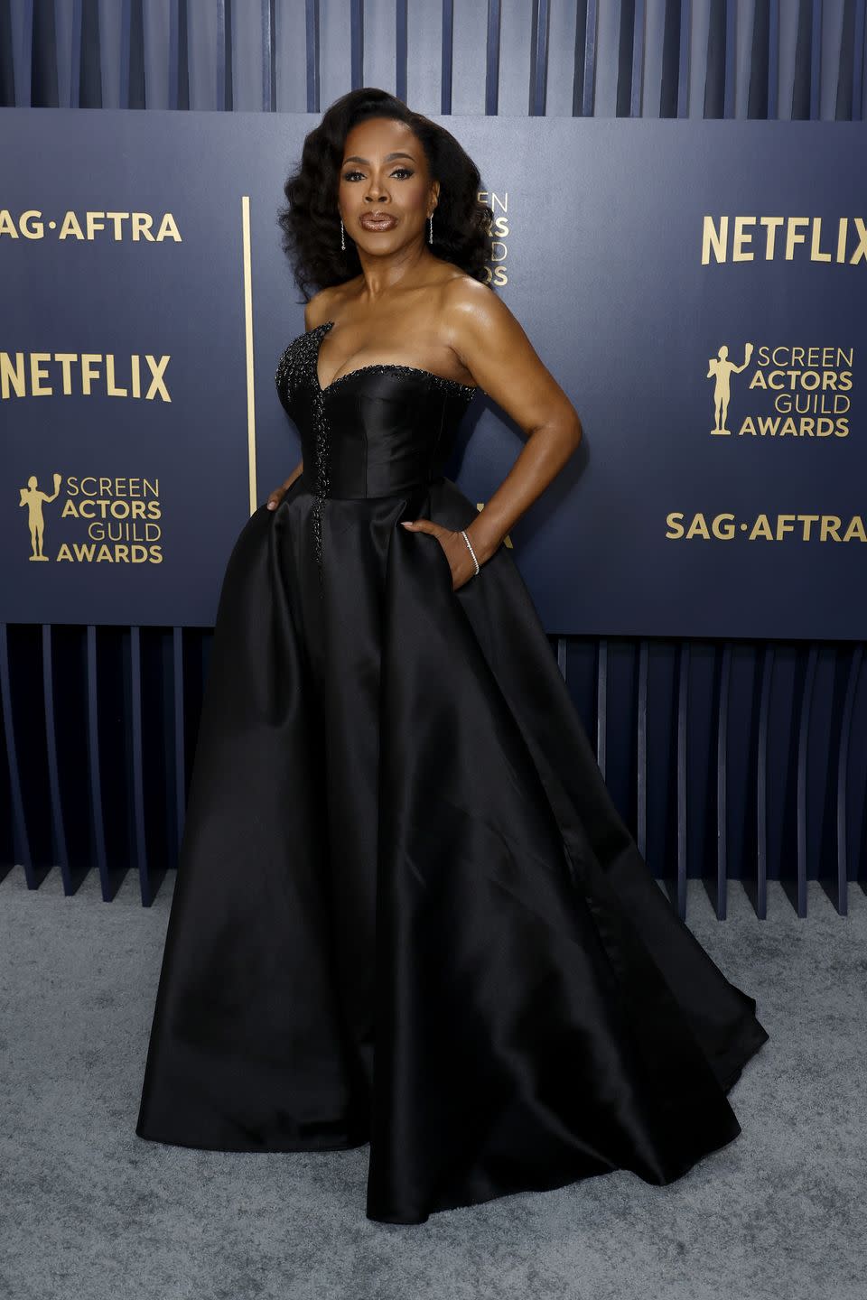 los angeles, california february 24 sheryl lee ralph attends the 30th annual screen actors guild awards at shrine auditorium and expo hall on february 24, 2024 in los angeles, california photo by frazer harrisongetty images