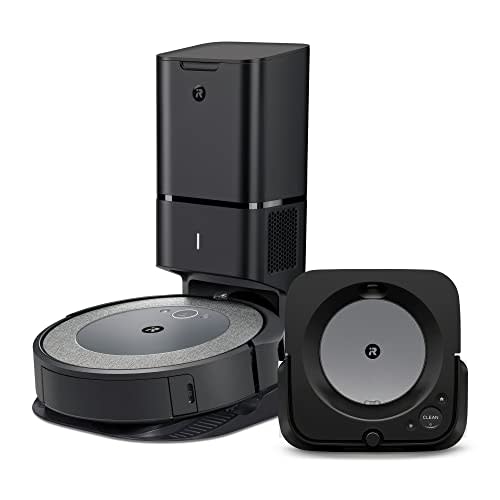 iRobot Roomba i3+ EVO (3550) Robot Vacuum and Braava Jet m6 (6113) Robot Mop Bundle - Wi-Fi Con…