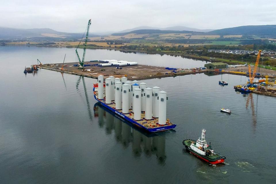 The Port of Cromarty Firth is already a major renewables hub. Green Freeport status will bring fresh investment <i>(Image: .)</i>