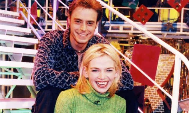 Jamie Theakston and Zoe Ball took over Live &amp; Kicking in 1996 (Photo: BBC)