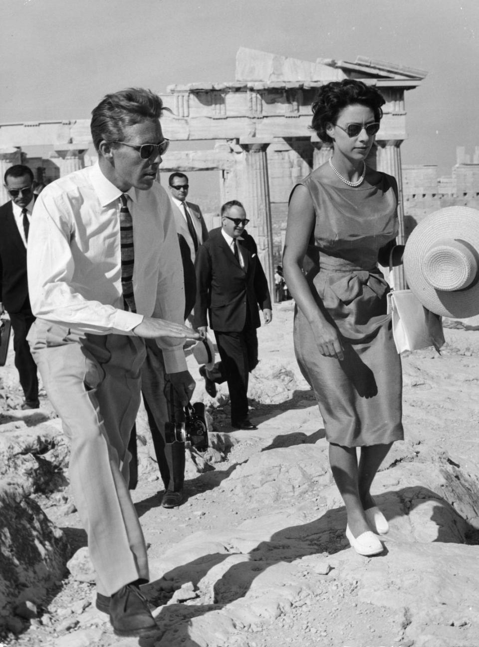 <p>Looking fabulous while visiting the Acropolis is the defintion of #vacationgoals. Princess Margaret and her husband made it look easy. They visited the country on holiday in September 1963. </p>